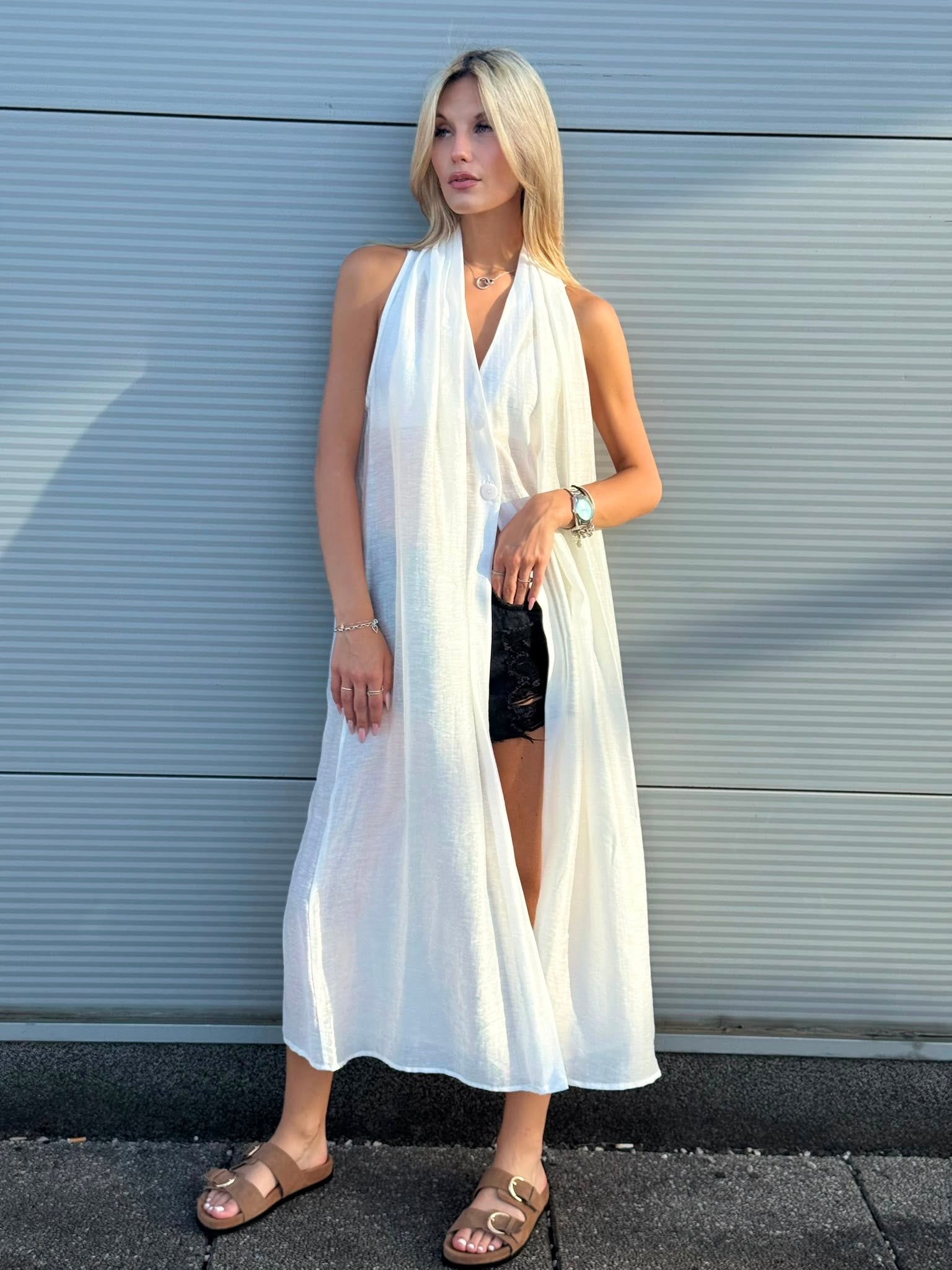 Šaty Mandy white