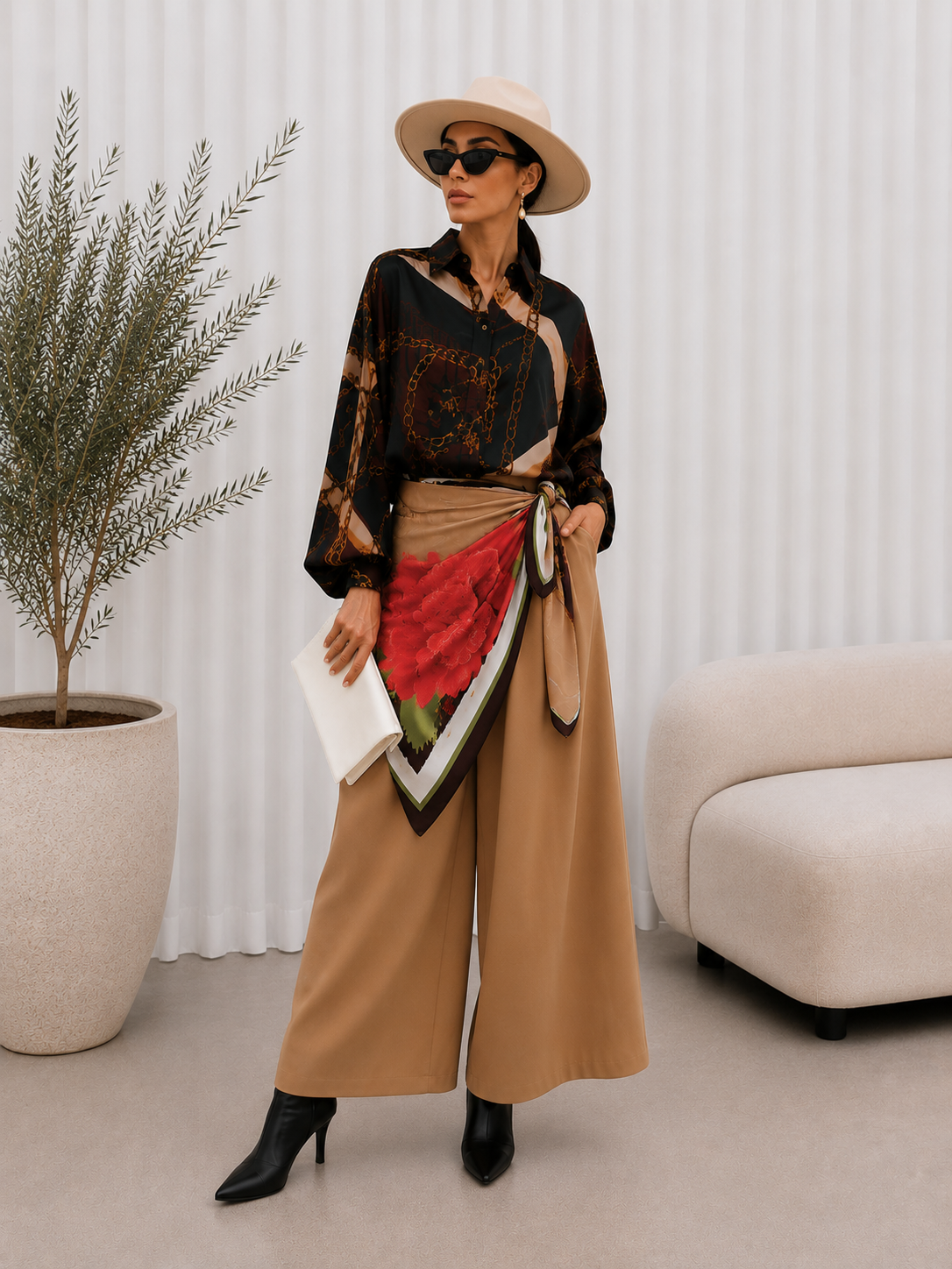 Nohavice Cool girl Beage
