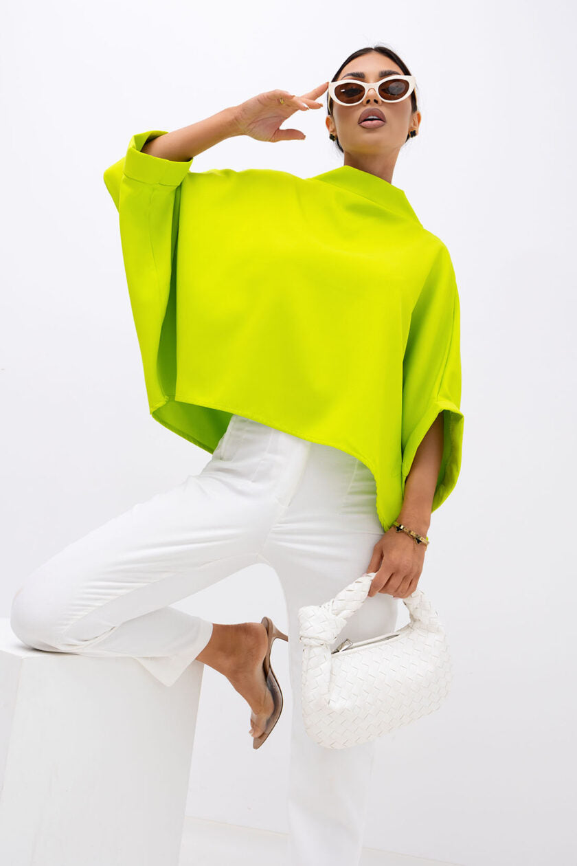 Kimono blúzka neon green
