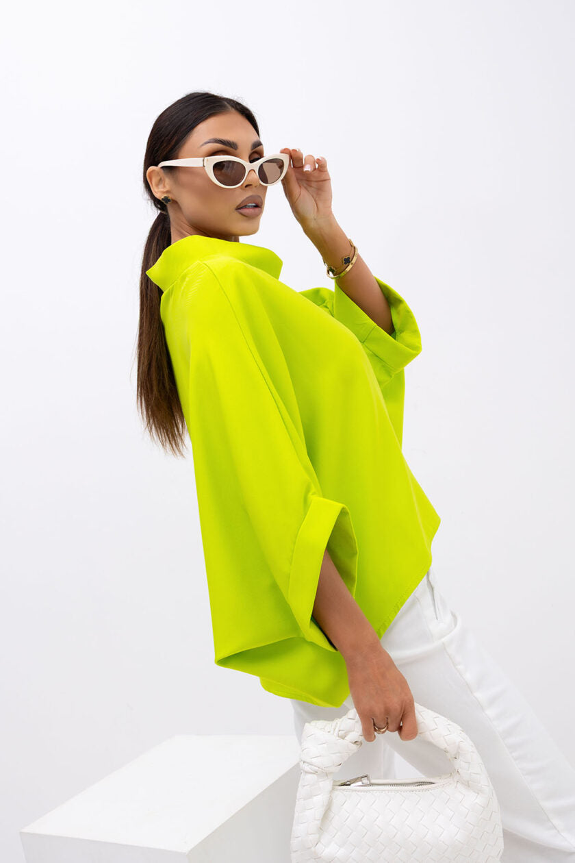 Kimono blúzka neon green