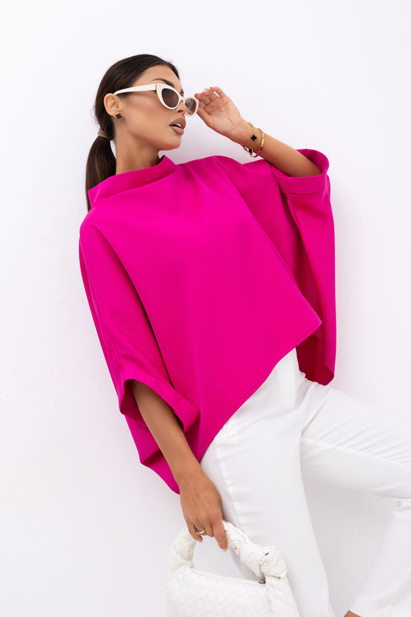 Kimono blúzka neon violet
