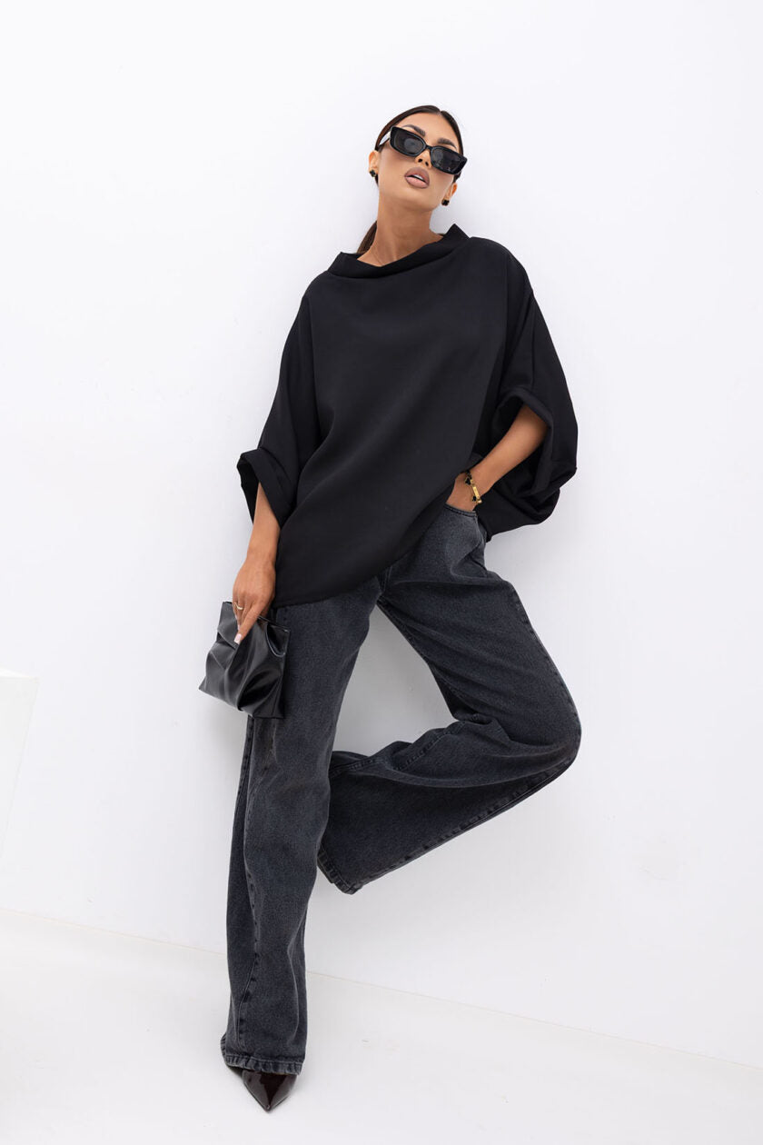 Kimono blúzka black