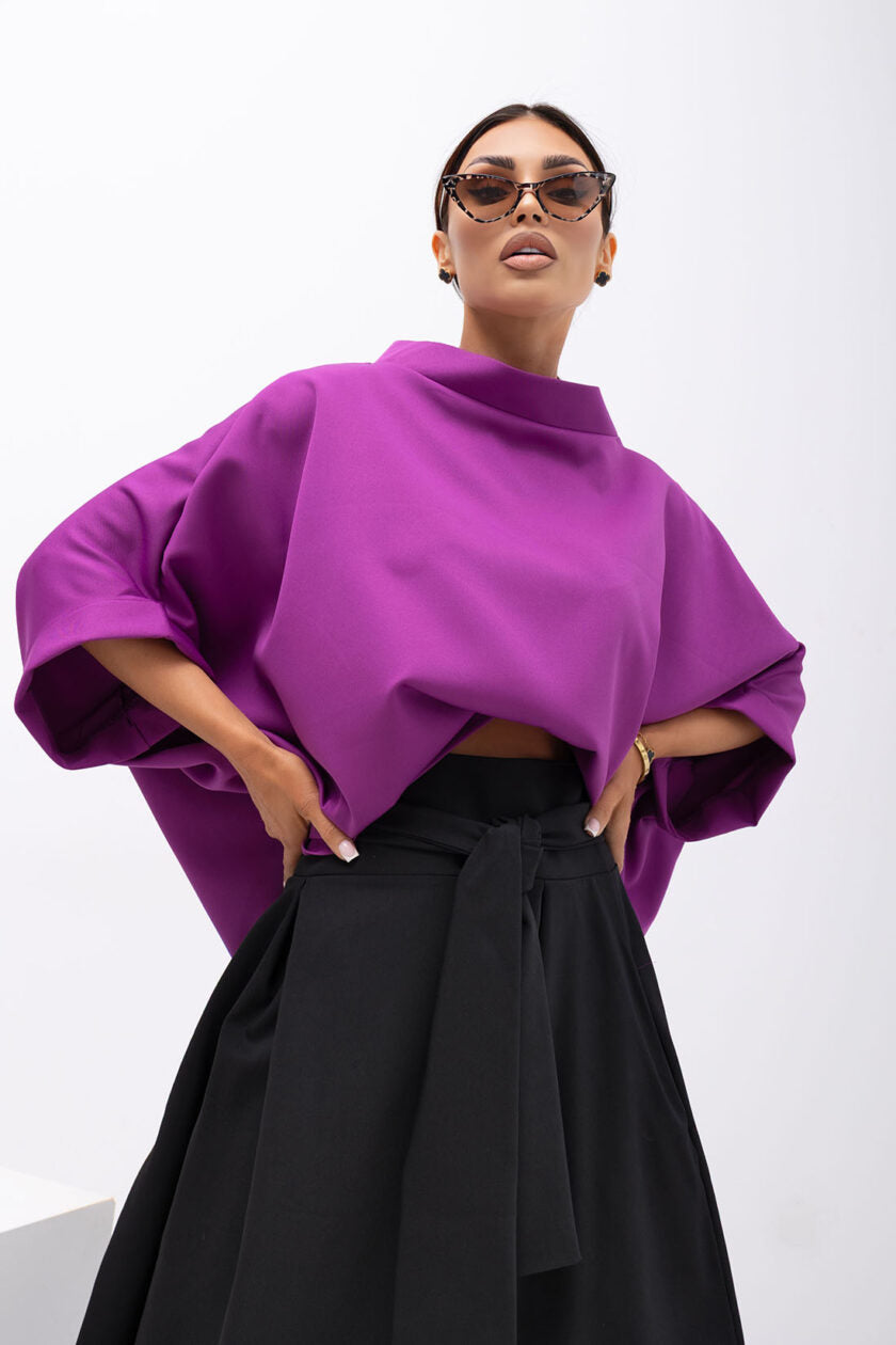 Kimono blúzka intense violet