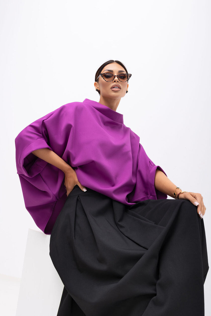 Kimono blúzka intense violet
