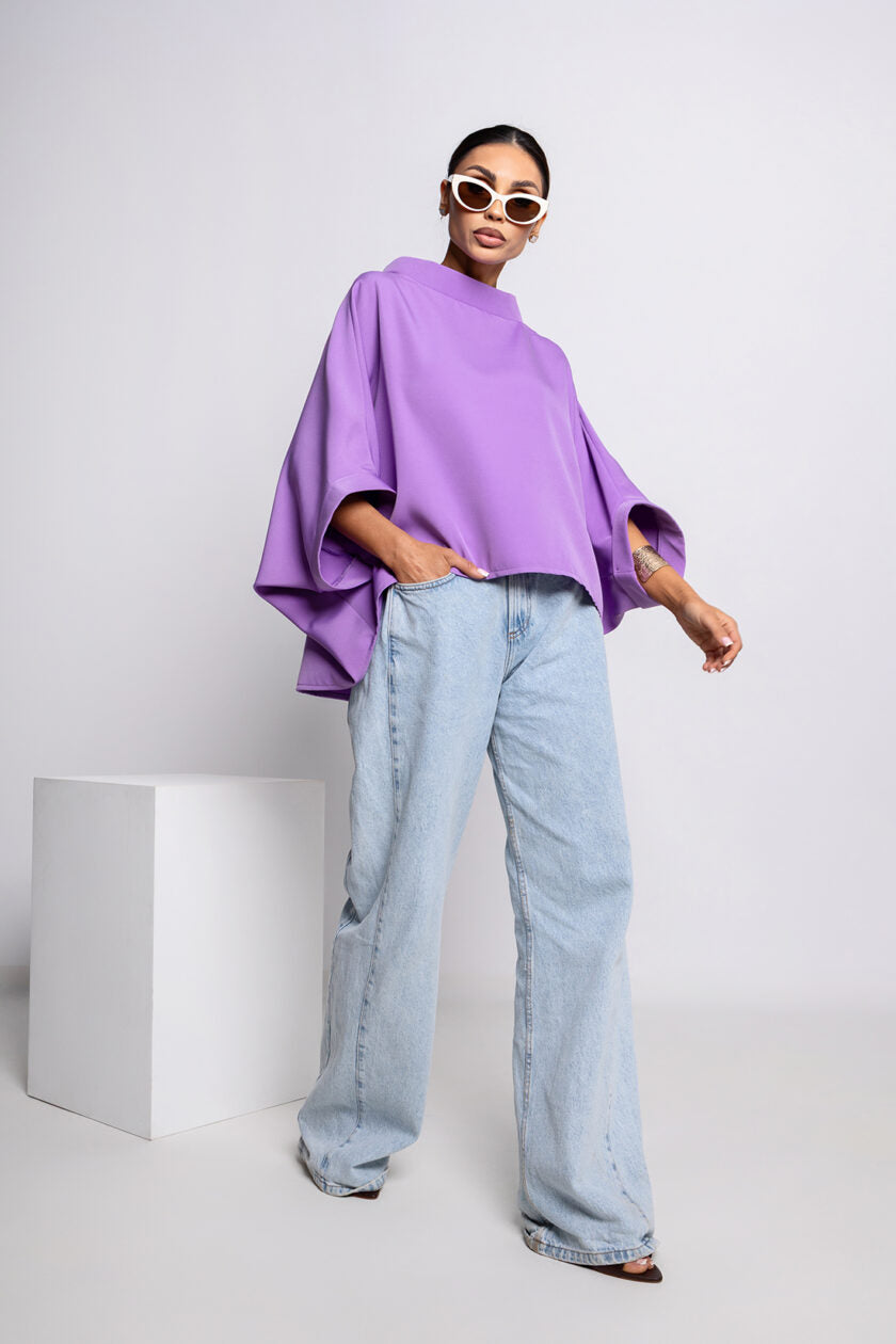 Kimono blúzka violet