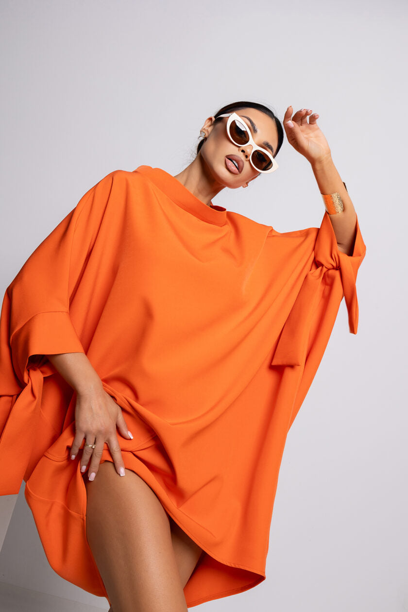 Kimono šaty - orange