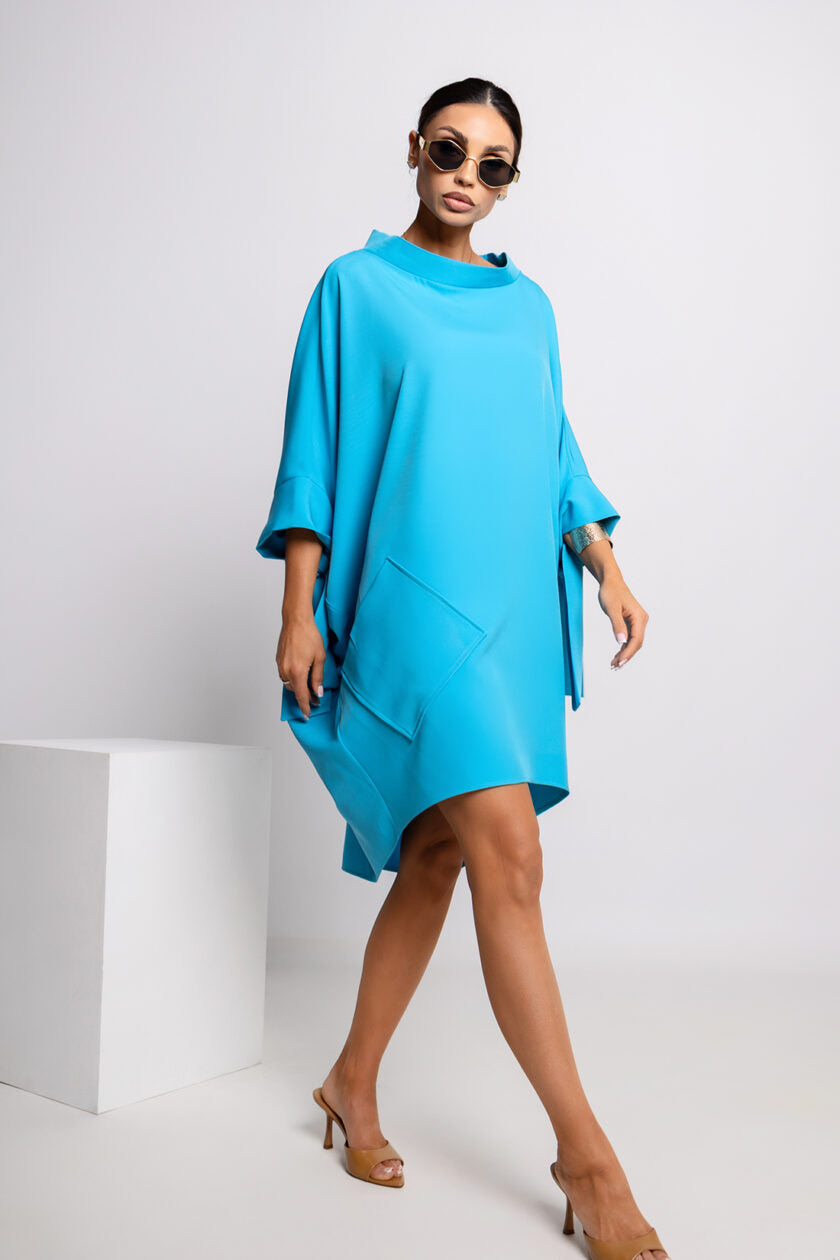 Kimono šaty blue