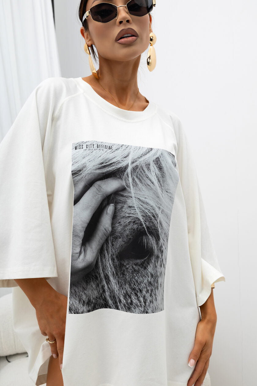 Tričko wild muse white
