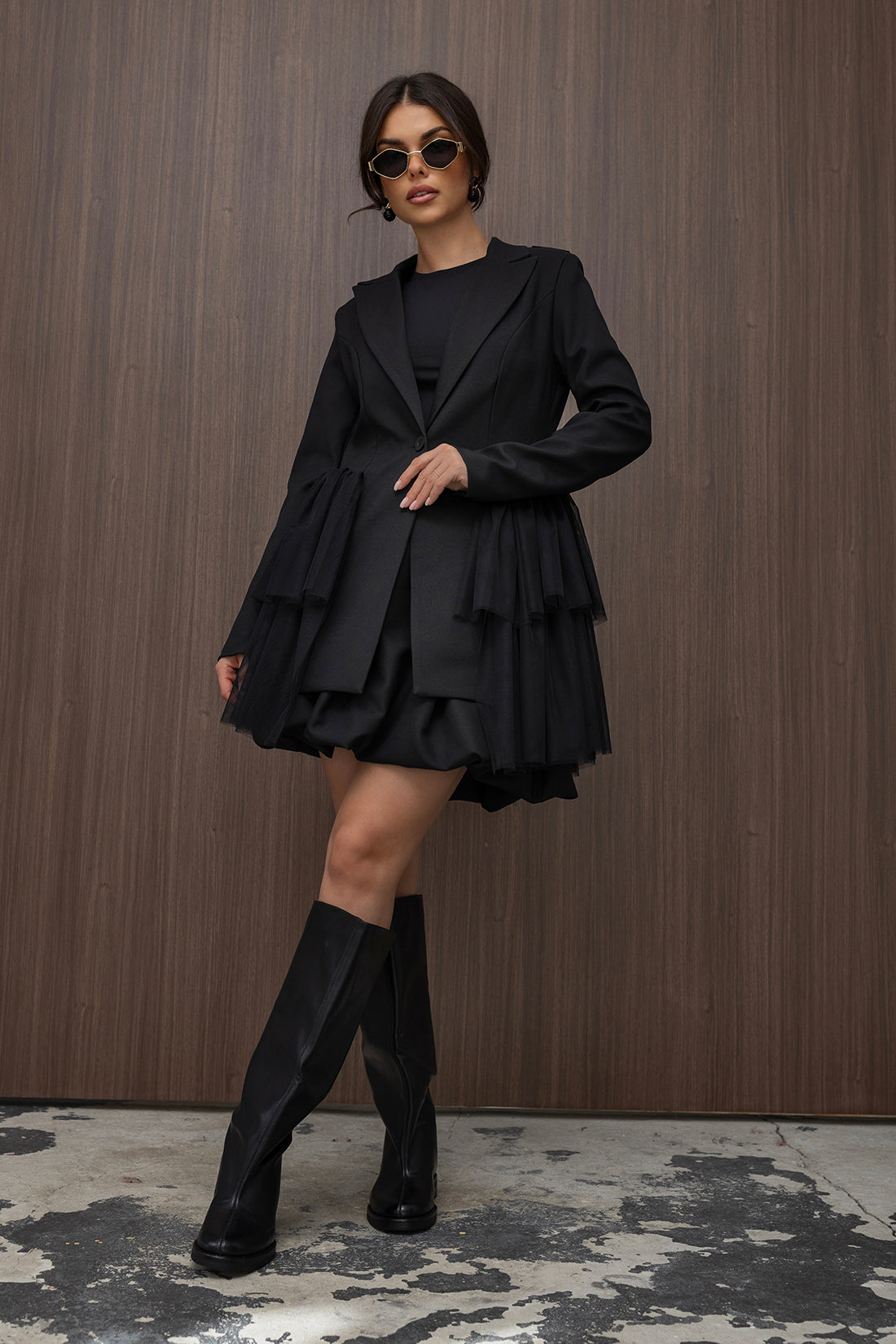 Sako šaty princess black