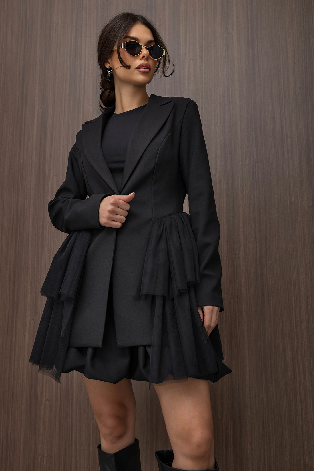 Sako šaty princess black