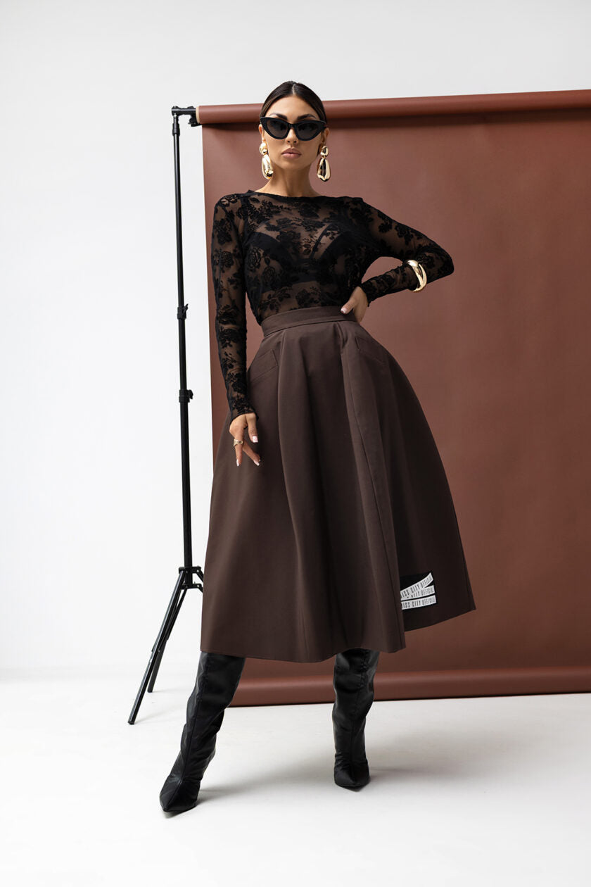 Sukňa Hollywood girl brown
