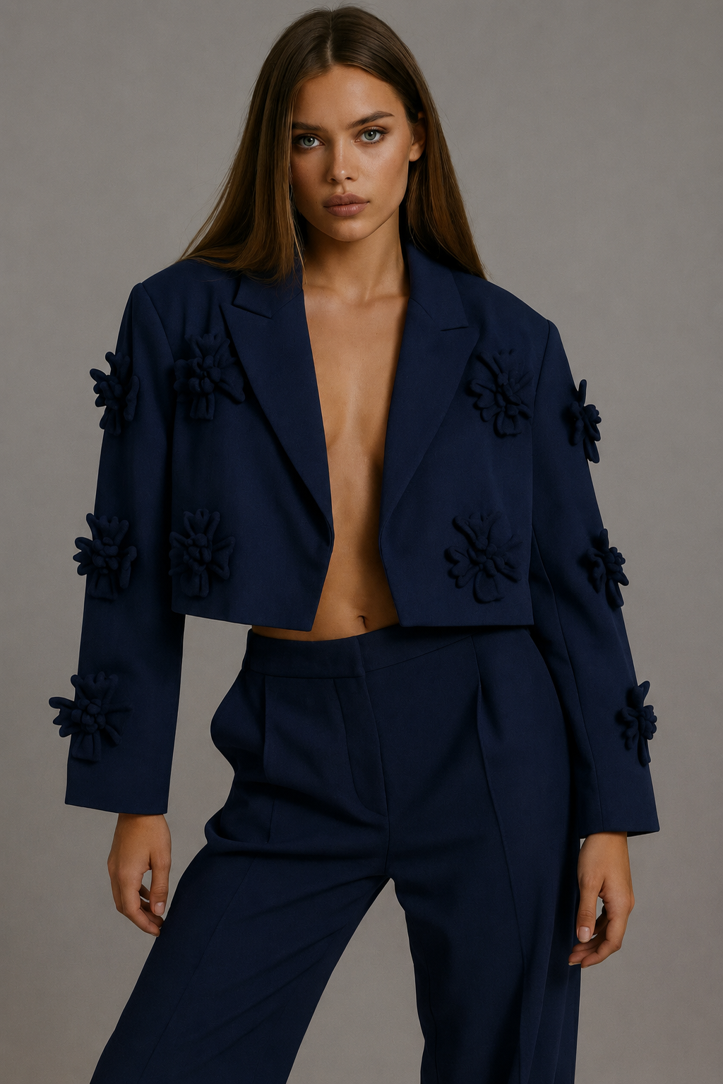 Sako flower dark blue