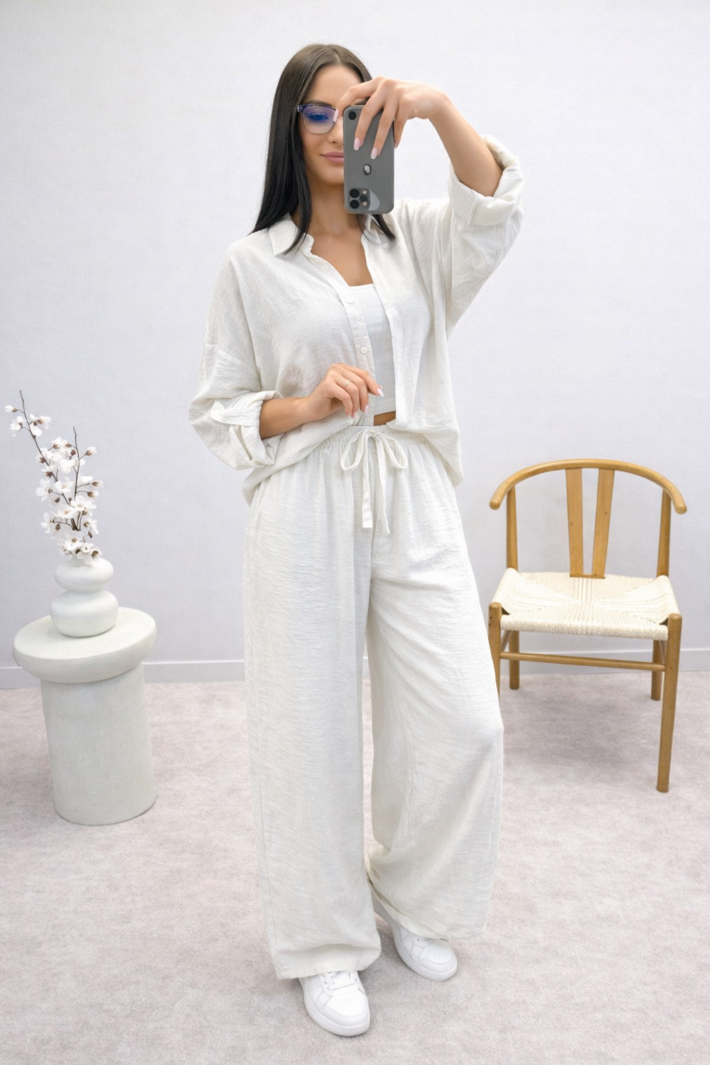 Košelový Komplet Suzan cream