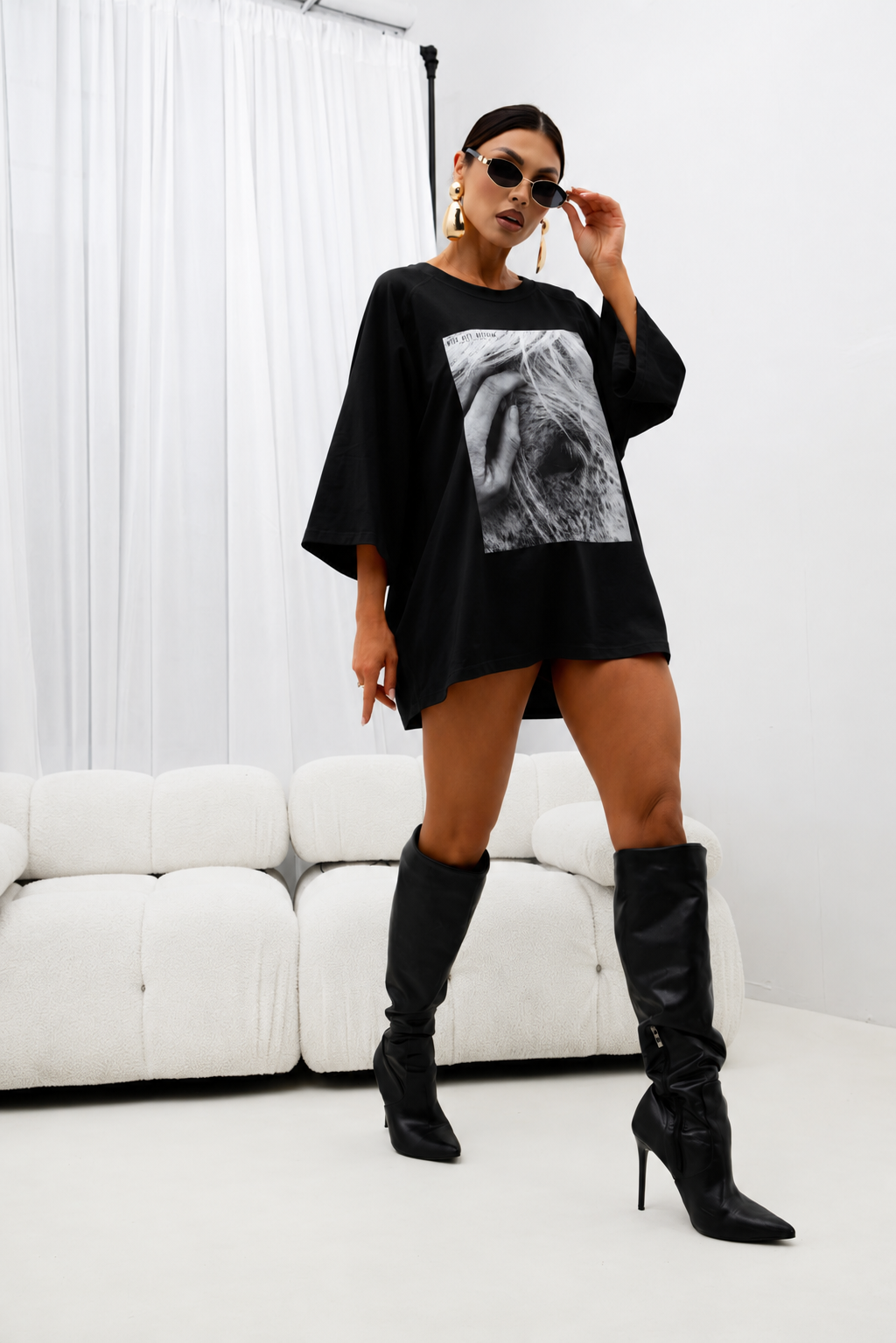 Tričko wild muse black