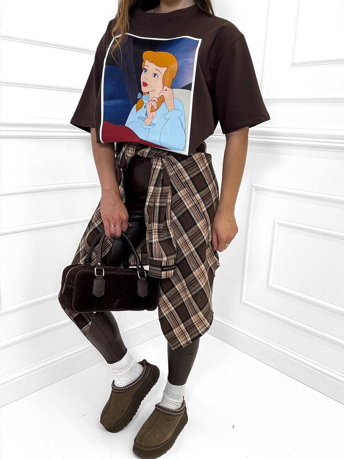 Tričko Disney Cinderella choco