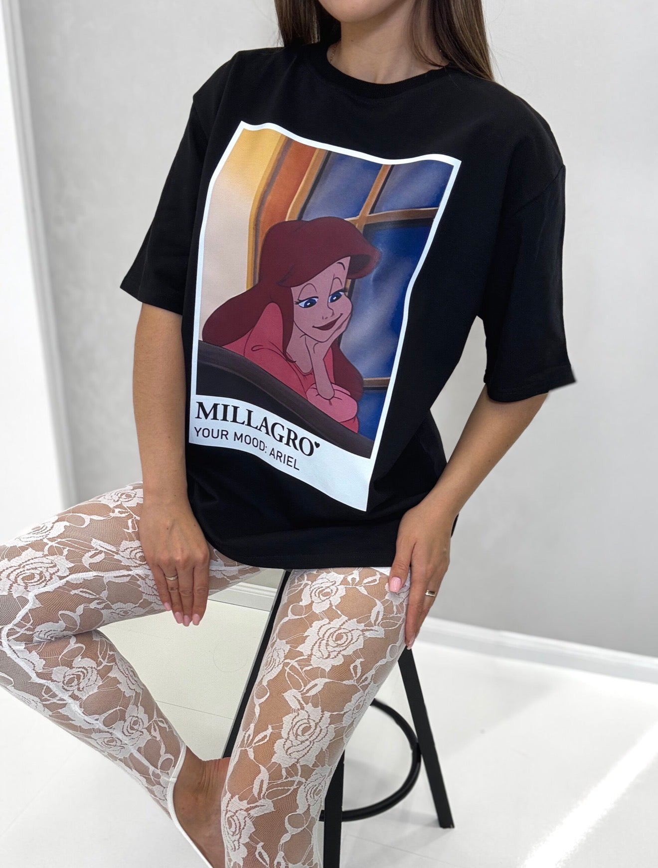 Tričko Millagro Ariel čierne