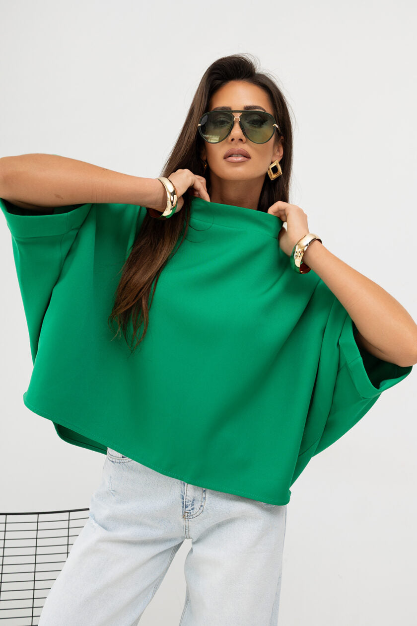 Kimono blúzka intensive green