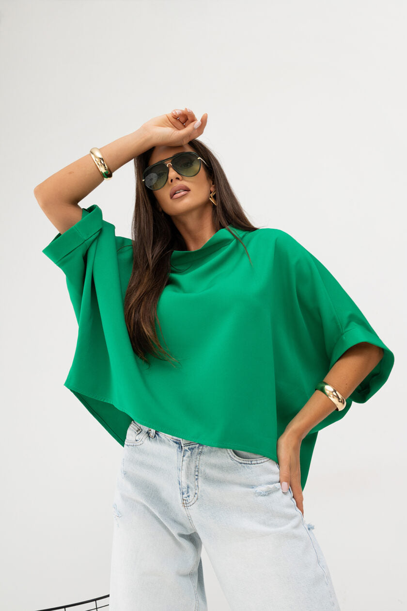 Kimono blúzka intensive green