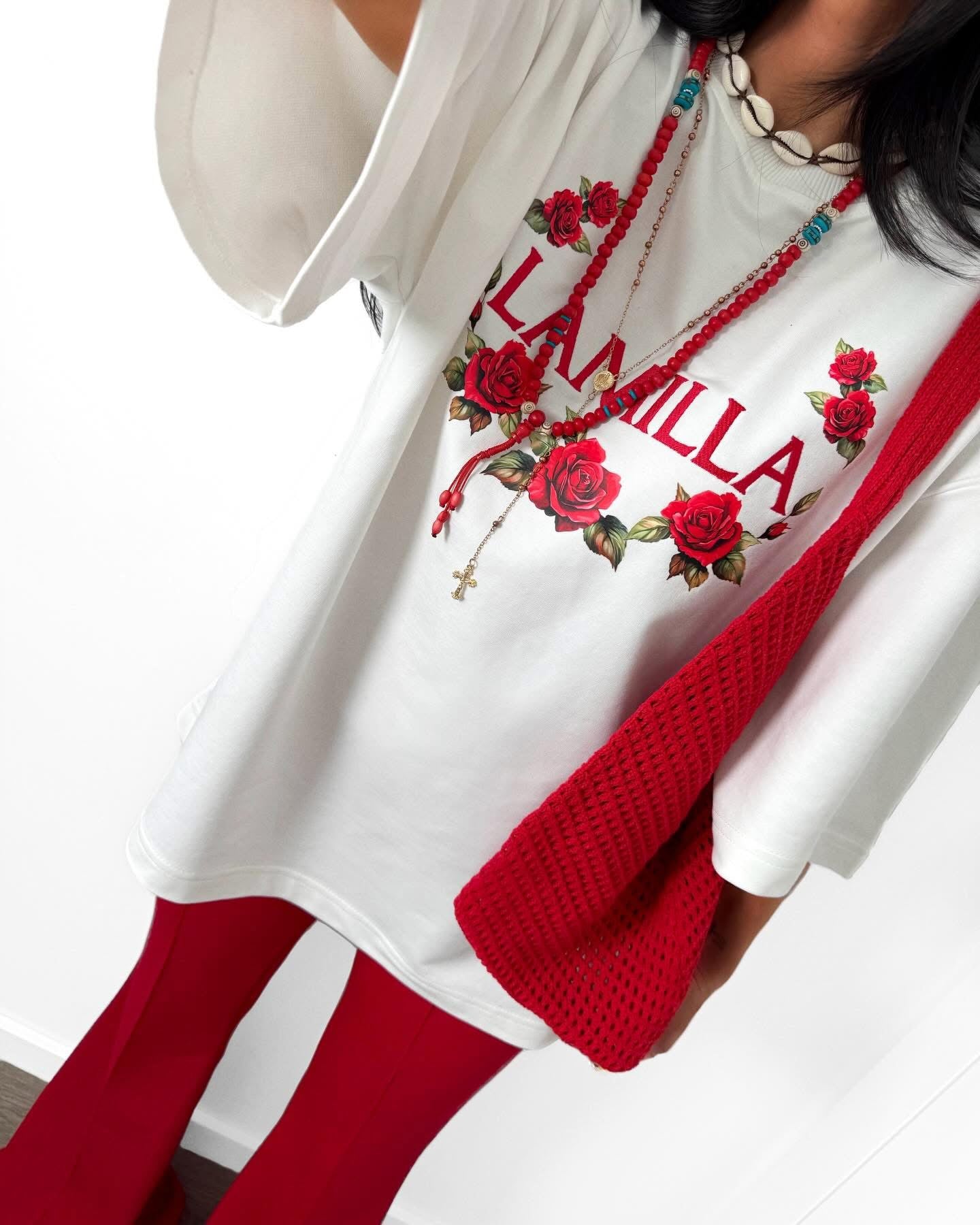 Nohavice Milla red