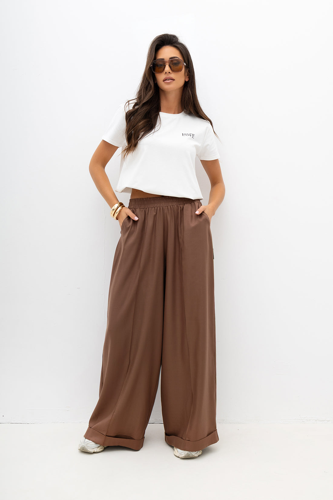 Nohavice Bussiness brown