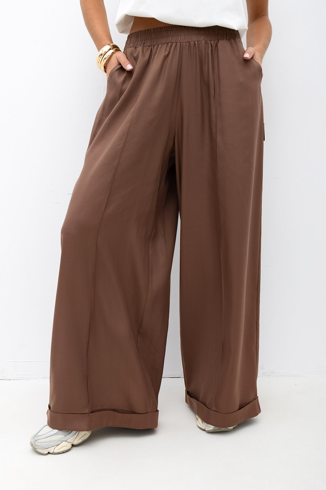 Nohavice Bussiness brown