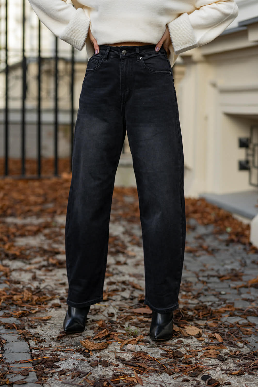 Bastet Boyfriend Jeans Black