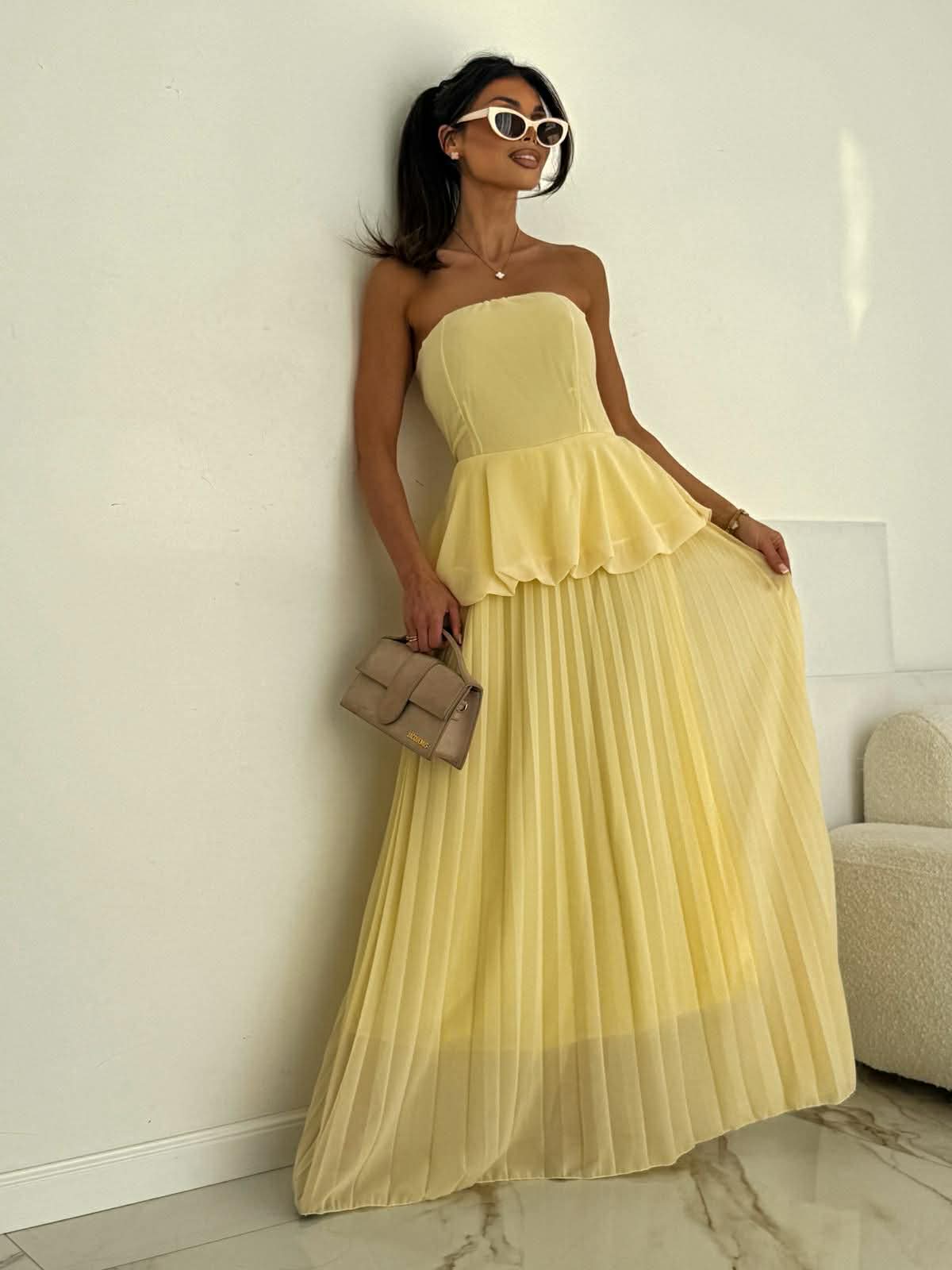 Šaty Nora yellow