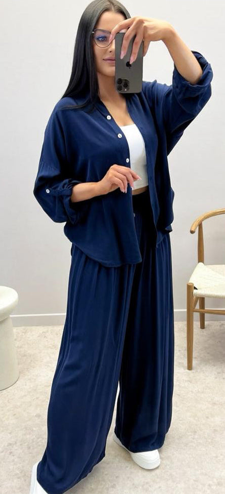 Košelový Komplet Suzan blue